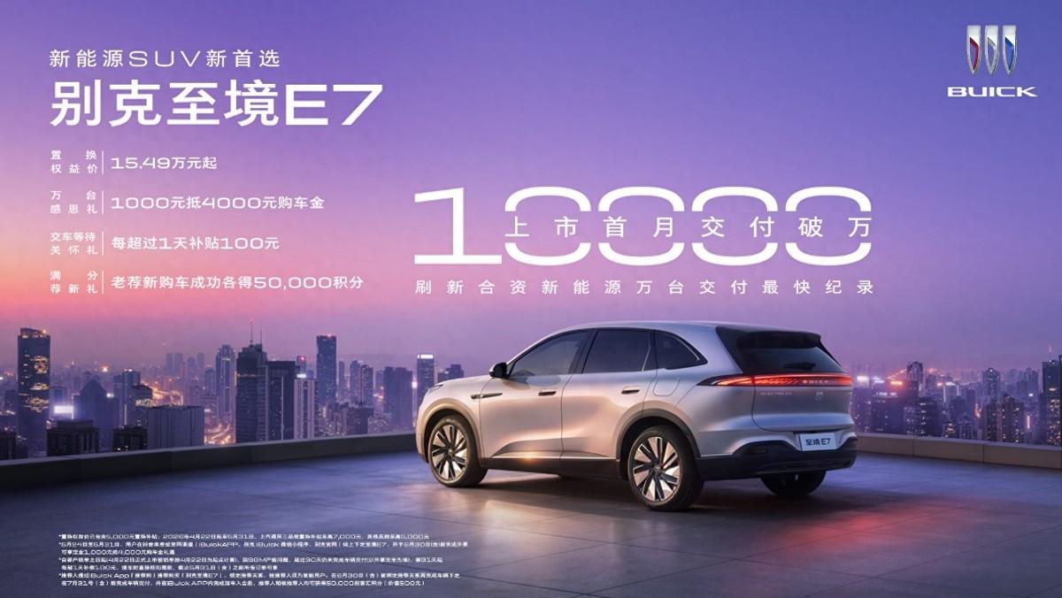 首月交付破万台！“至境模式”如何让合资新能源又好又快？

昨晚的别克至境之夜大家