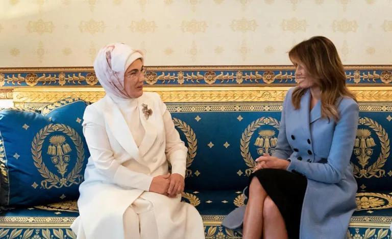 🇹🇷🇺🇸埃尔多安的第一夫人问梅拉尼娅：加沙怎么样？

土耳其第一夫人埃米