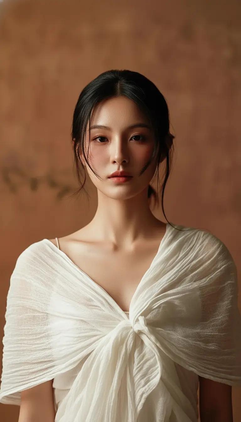 175模特新中式风格拍摄写真美图什么样的女人算自然美 什么样的美人算是东方美人 