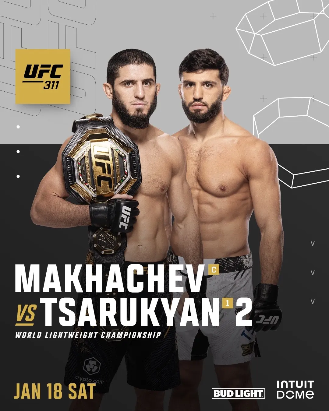 新比赛官宣🚨 UFC311 2场冠军赛😎