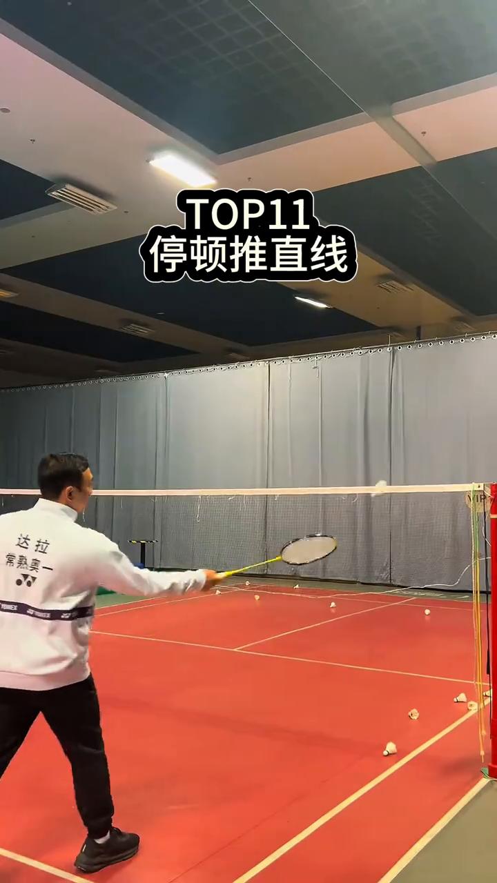 奥一总教练国际健将达拉教练16种正手网前。
·TOP16：放网。
·TOP13：