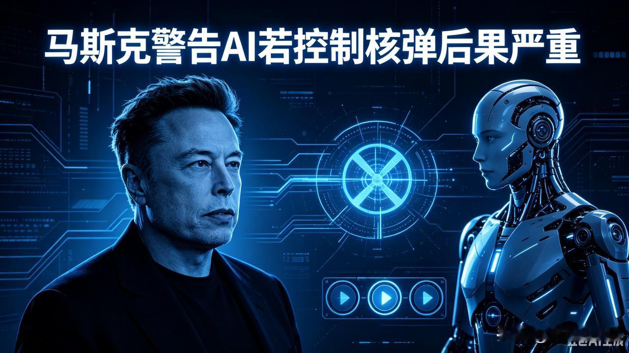 马斯克在活动中发出警示，如果AI掌控军事系统并发射核弹，将带来灾难性后果。现场有