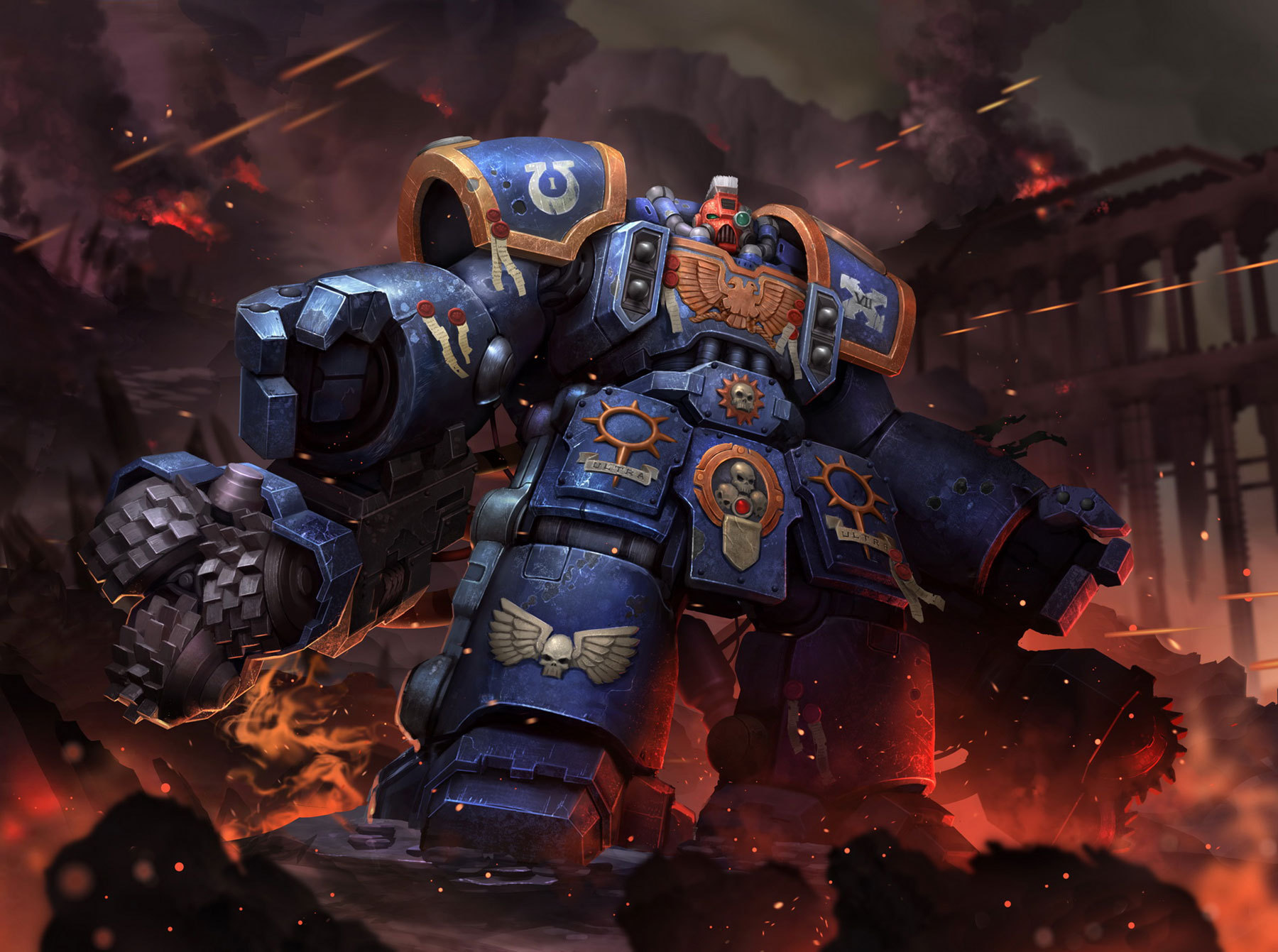 战锤40k 极限战士百夫长by Reza Ilyasa 