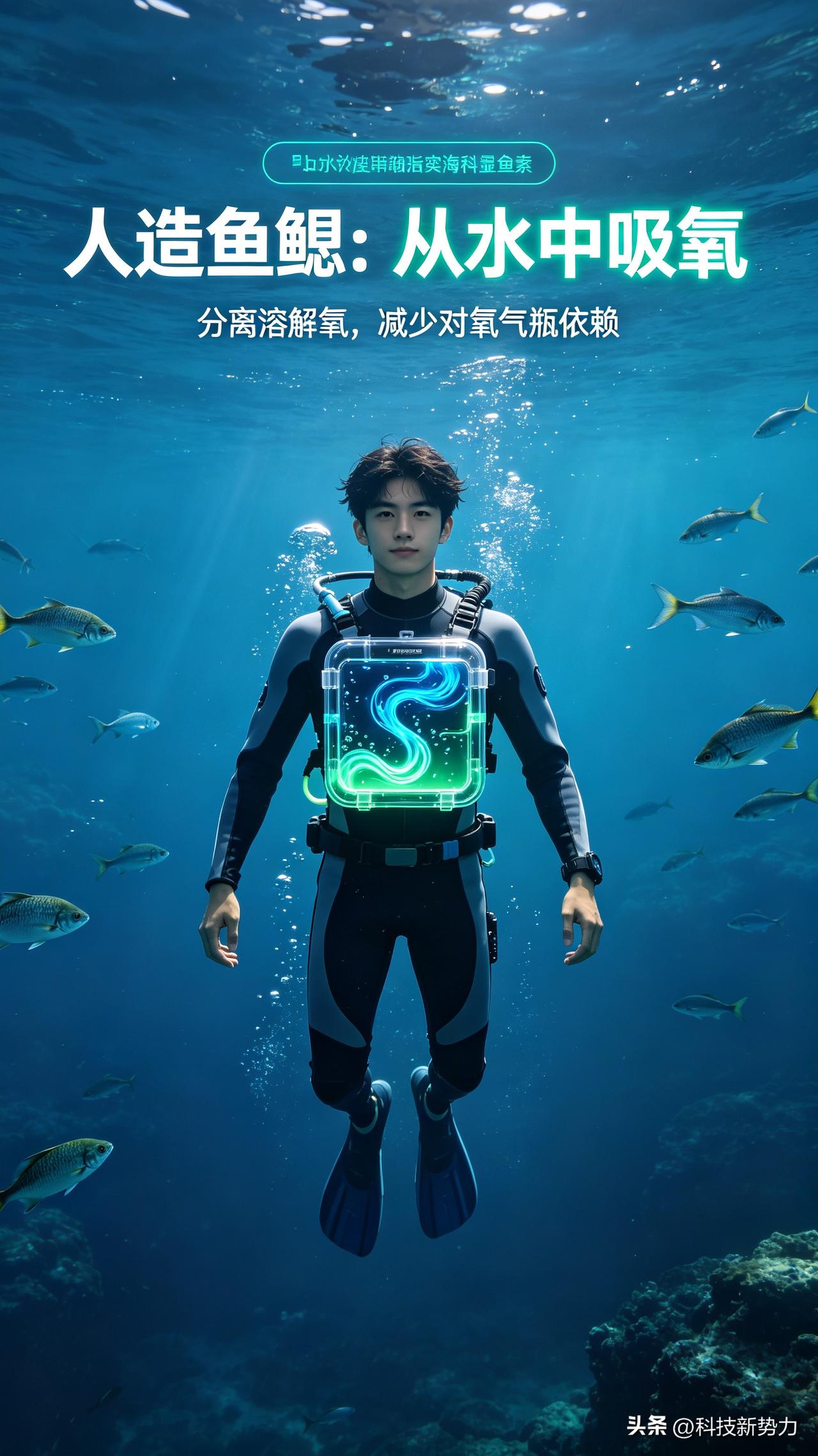 别把它只当“黑科技”：一个中国小伙的人造鱼鳃，正在重新定义人类在水下的边界

如