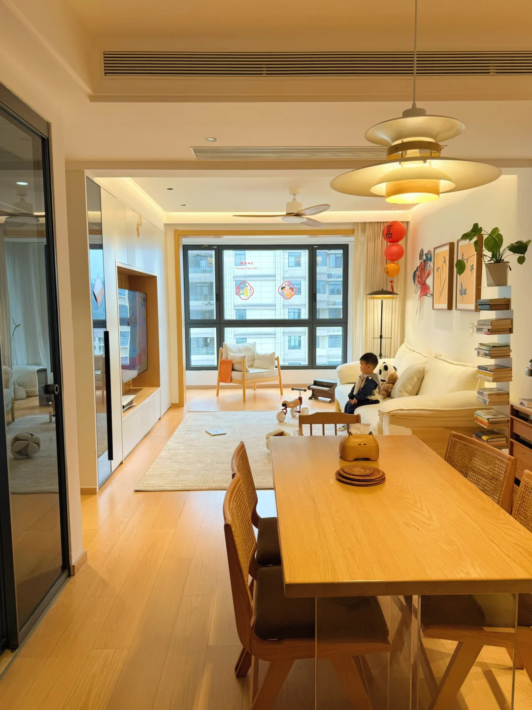 结婚真好，有娃真好，有个91平小家真好