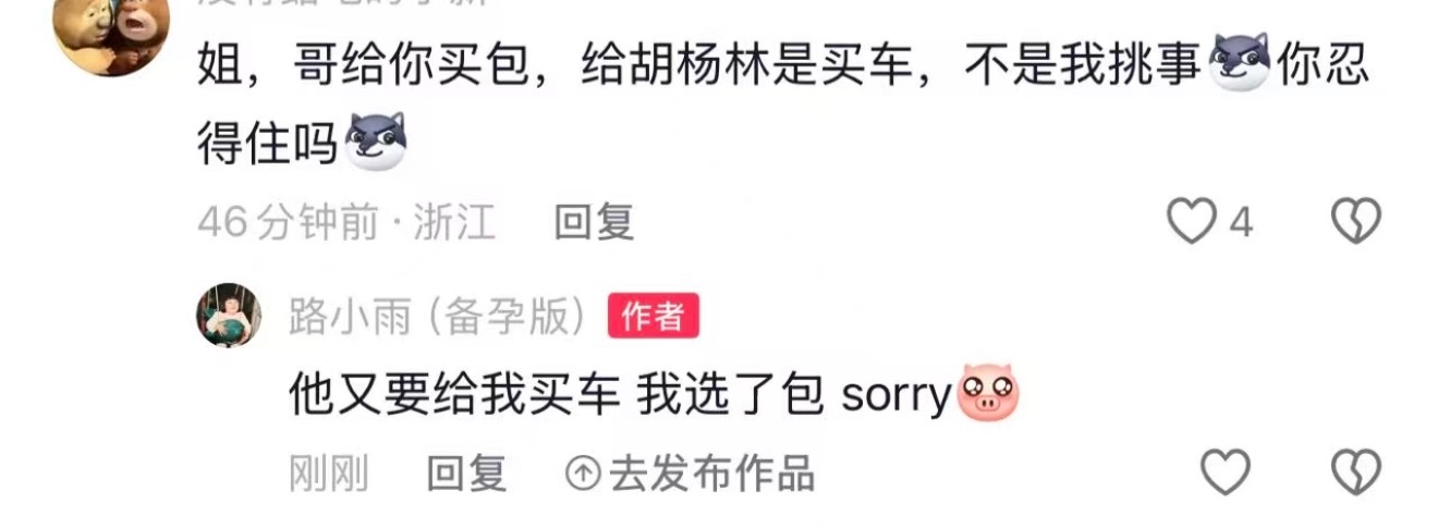 小雨，你还去解释，你醋味好大。