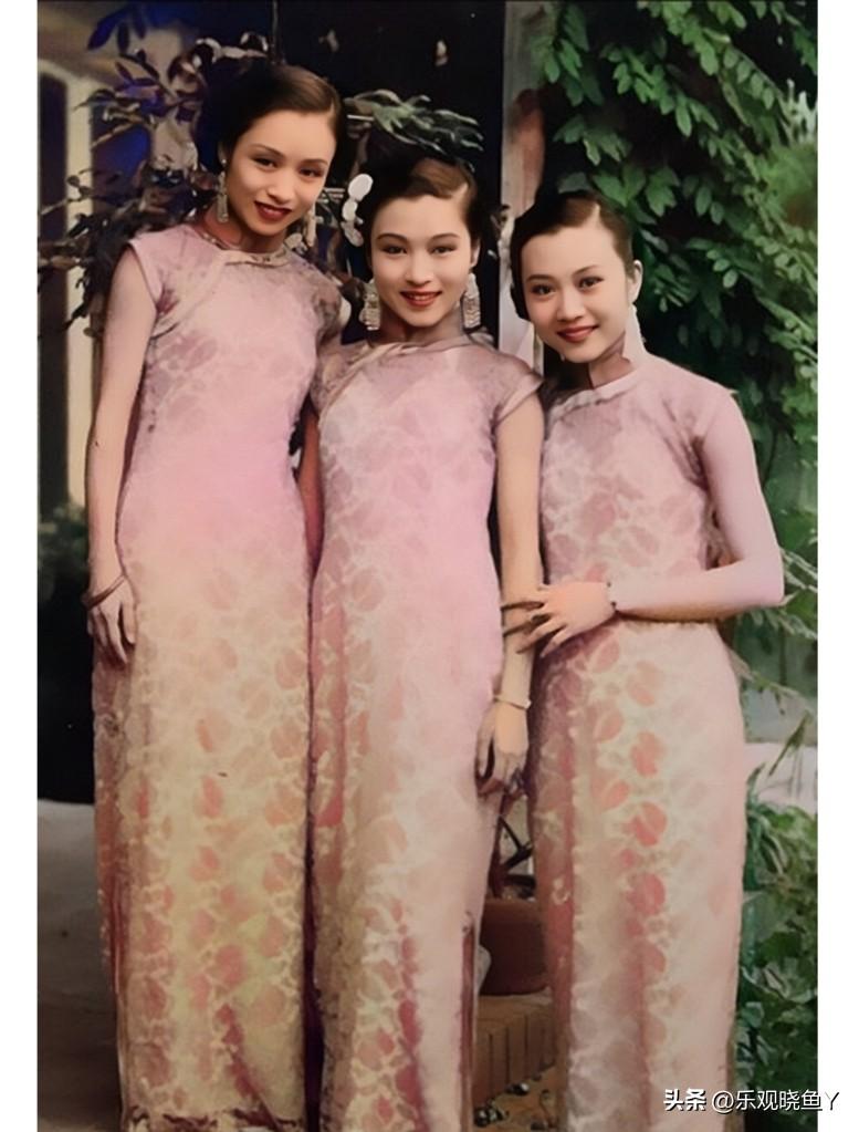 这才是1937年梁氏三姐妹在上海的真实样貌，都看一下吧！当时她们在百乐门义演，目