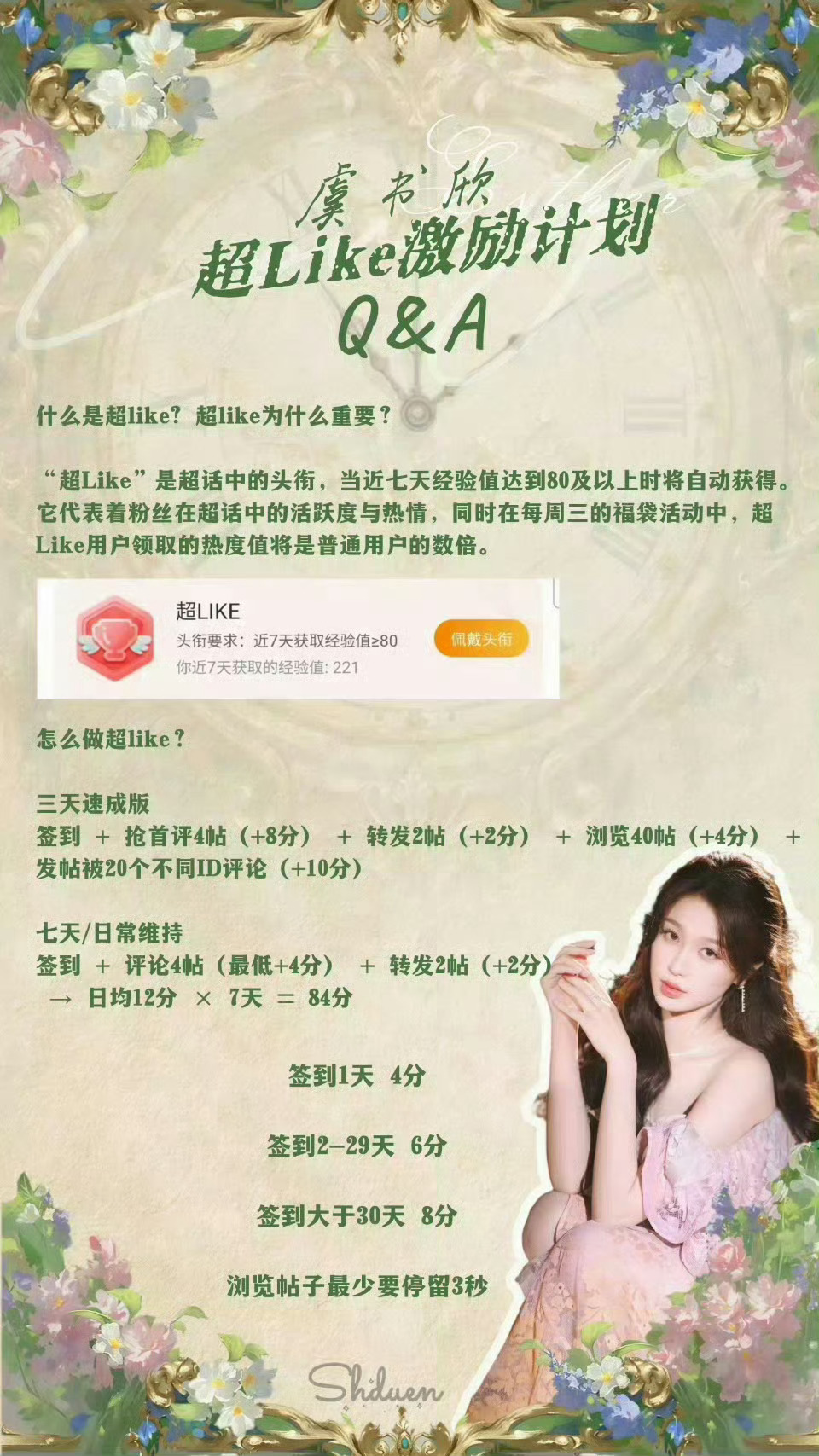 说实话剧播期这个超like都不算高大家做完剧集热度投票 也兼顾一下超like放暑