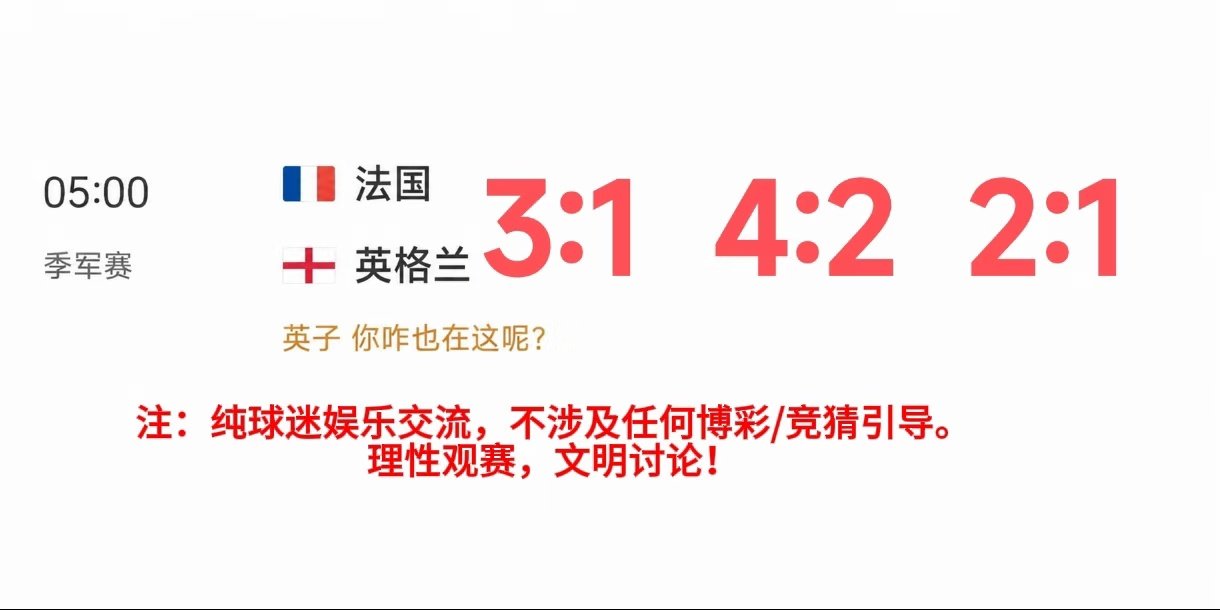英子，怎么你也在这！ 德尚国家队退役战！ 姆巴佩冲击世界杯金靴！ 宿命重逢，荣誉