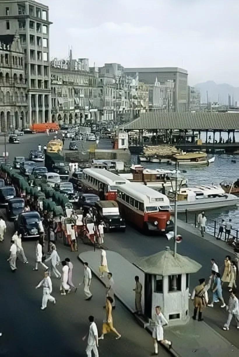 1950年代，繁华的香港中环