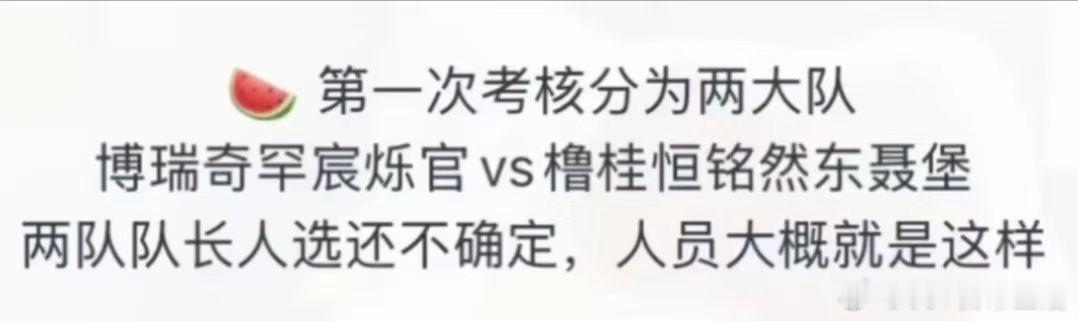 TF四代突围考核分组曝TF四代突围分组 哦豁 这个分组 