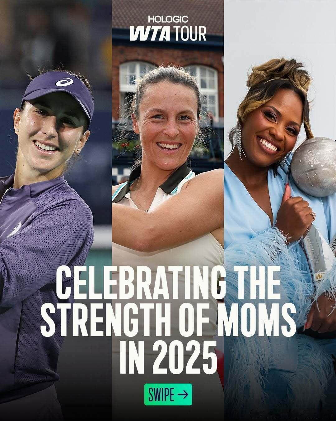 2025年WTA妈妈级球员精彩表现本西奇🇨🇭，玛丽亚🇩🇪，大坂直美🇯?