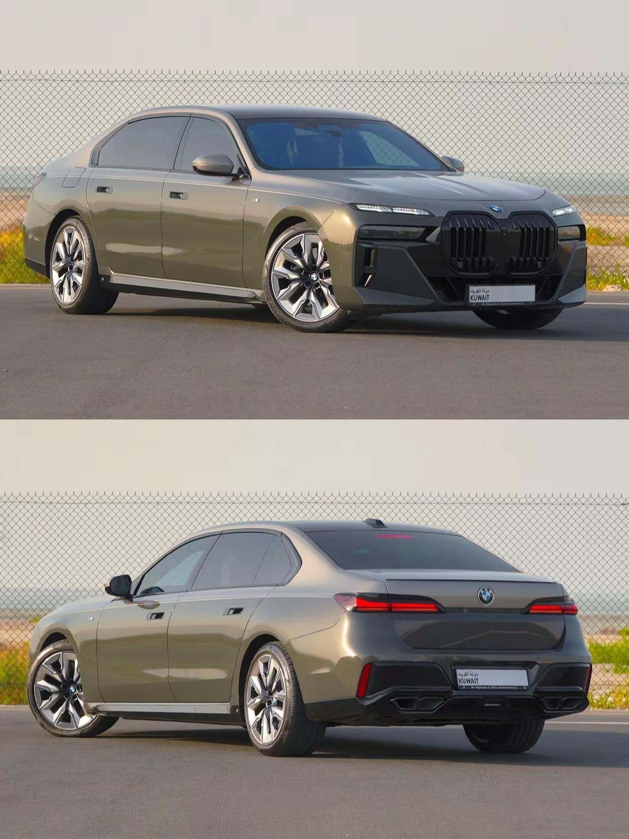 宝马760i xDrive.当豪华旗舰进入电动化时代，依然坚持V8发动机的车型已