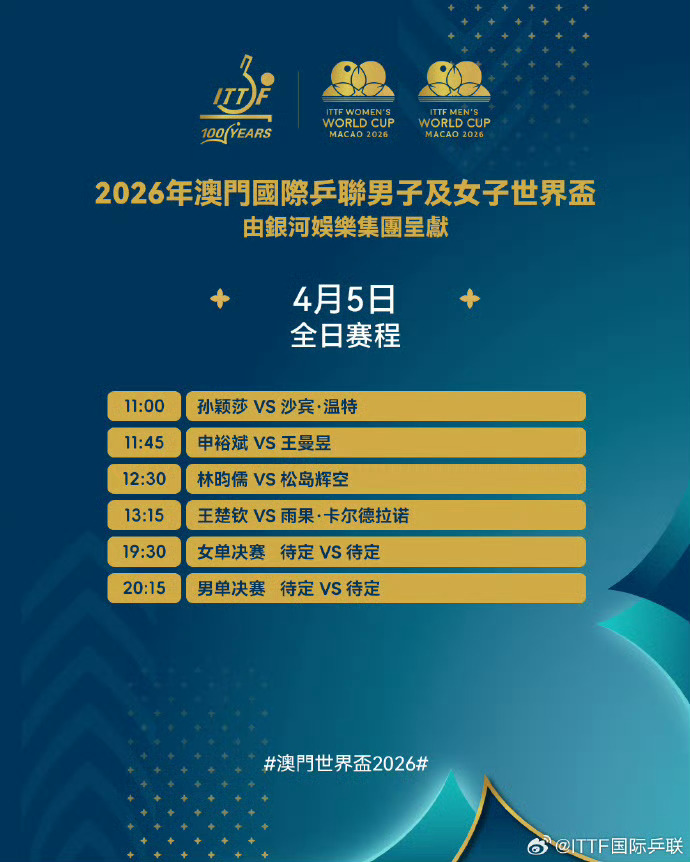 孙颖莎vs温特各就各位！开看！！！莎莎加油！ 