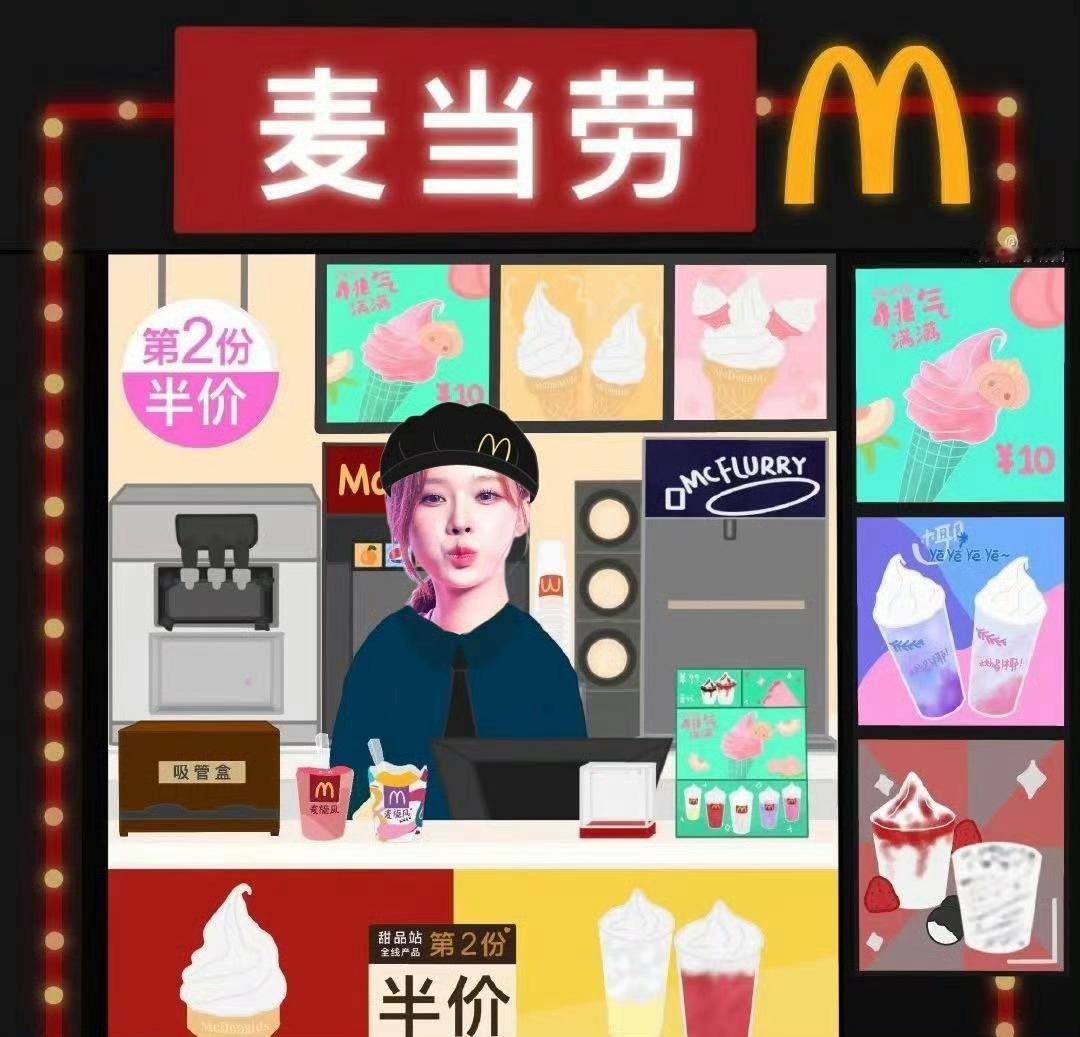 麦当劳一下 