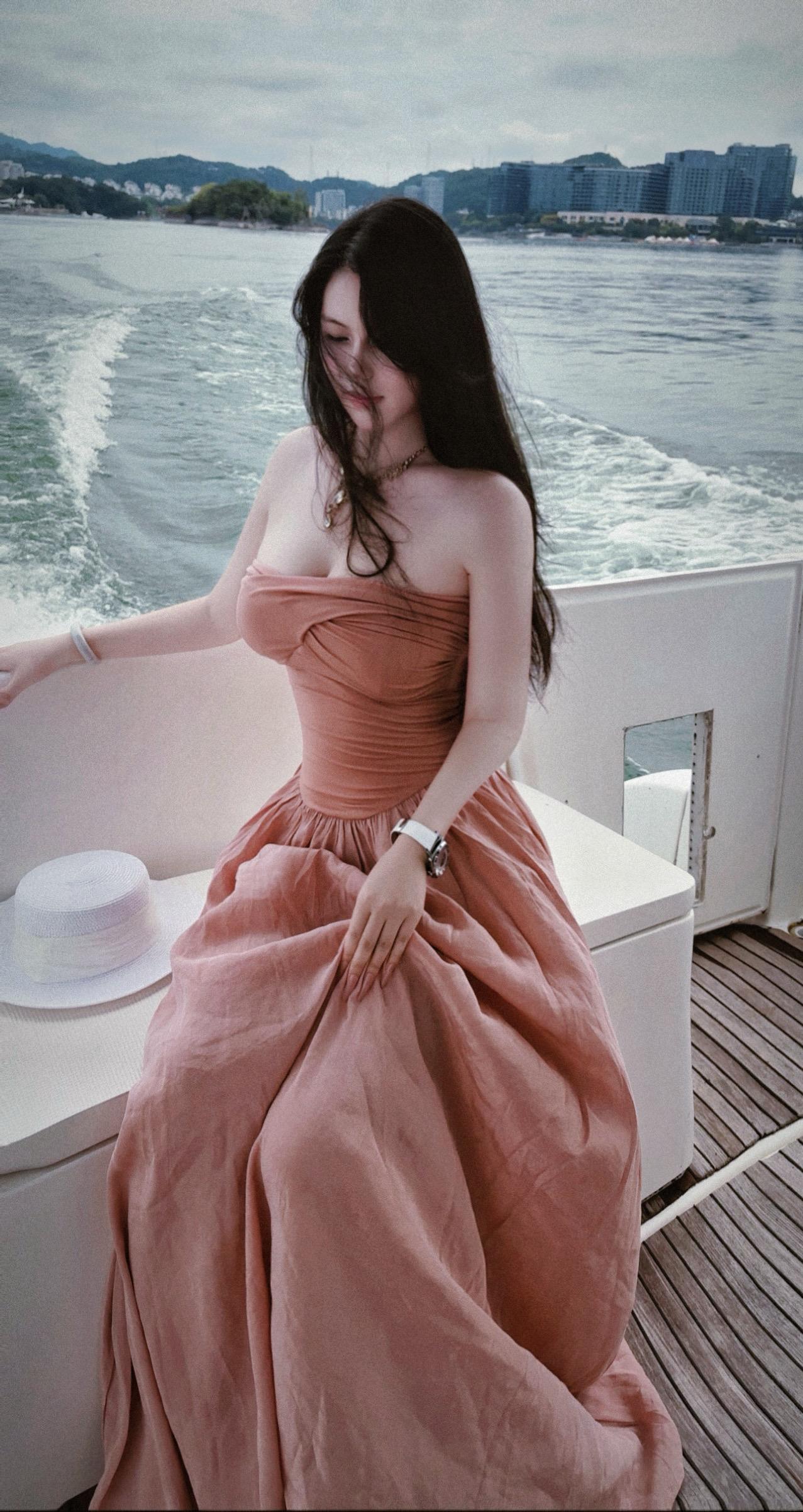 爱上自己的那天 人生才真正开始海边拍照 长裙 高级感