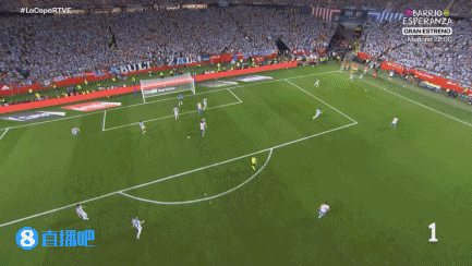 加时赛上半场，阿尔瓦雷斯爆射击中横梁，蜘蛛脚头硬啊👏国王杯马竞vs皇家社会阿尔