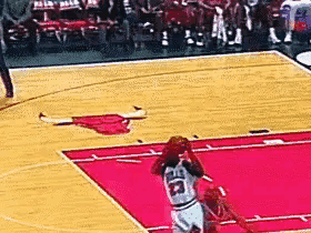 乔丹的强投三分！