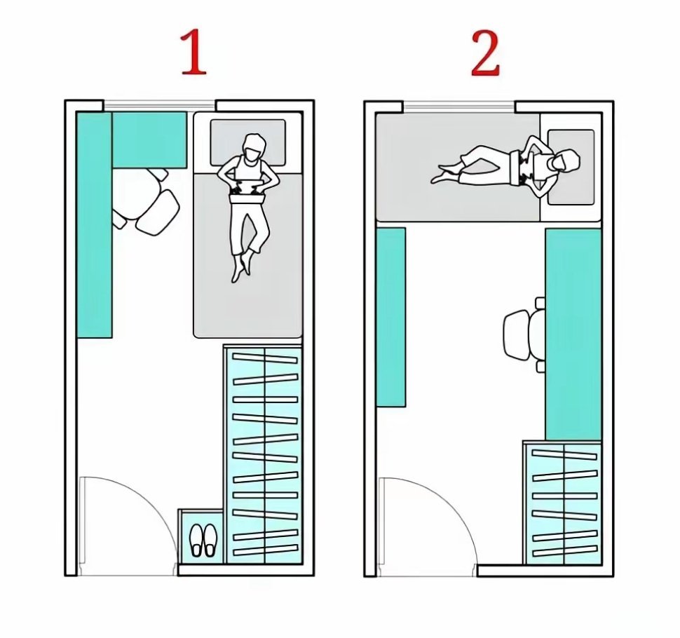 这两种房间布置方案，你喜欢哪一个？ 