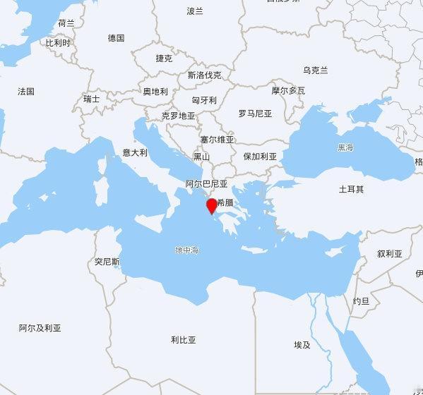 【欧洲地中海地震中心】发布，2025-09-19 03:20:56 在 希腊（纬