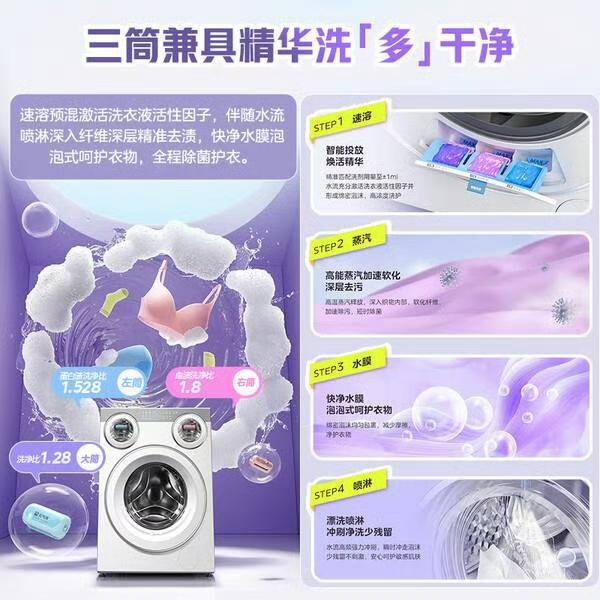 很多人洗衣服喜欢分门别类，外衣、内衣、袜子要分开洗，但也有部分人觉得分开洗太麻烦