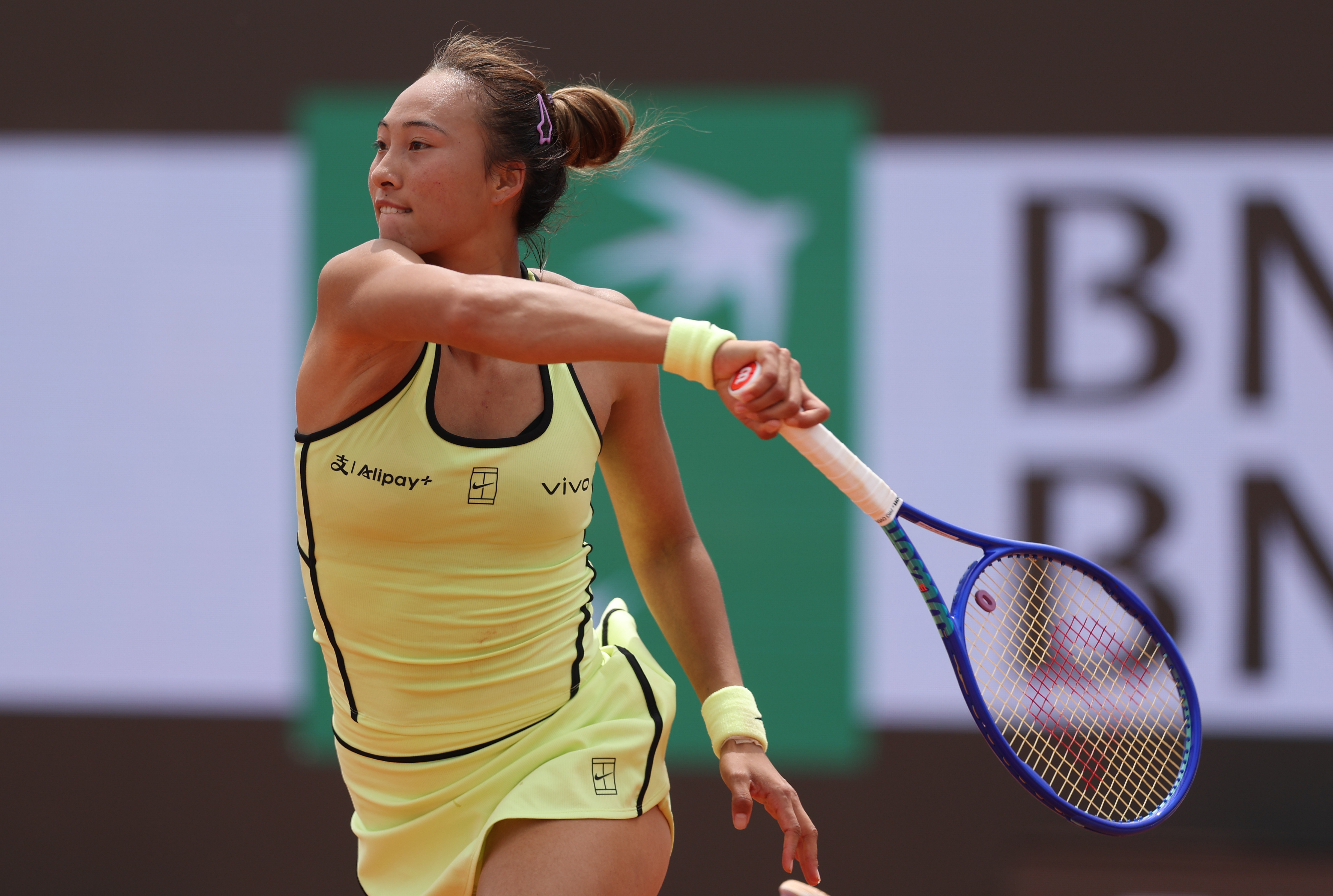 郑钦文晋级罗马32强💪WTA1000罗马女单次轮，首盘挽救盘点，最终以7-6(