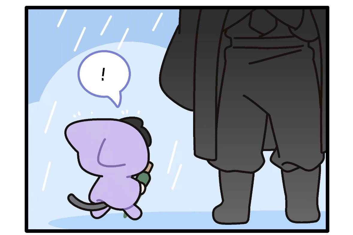 淋雨是一个人的修行，匡近捡猫if这是更早一点小时候的事儿完全是儿童故事啦～动漫点