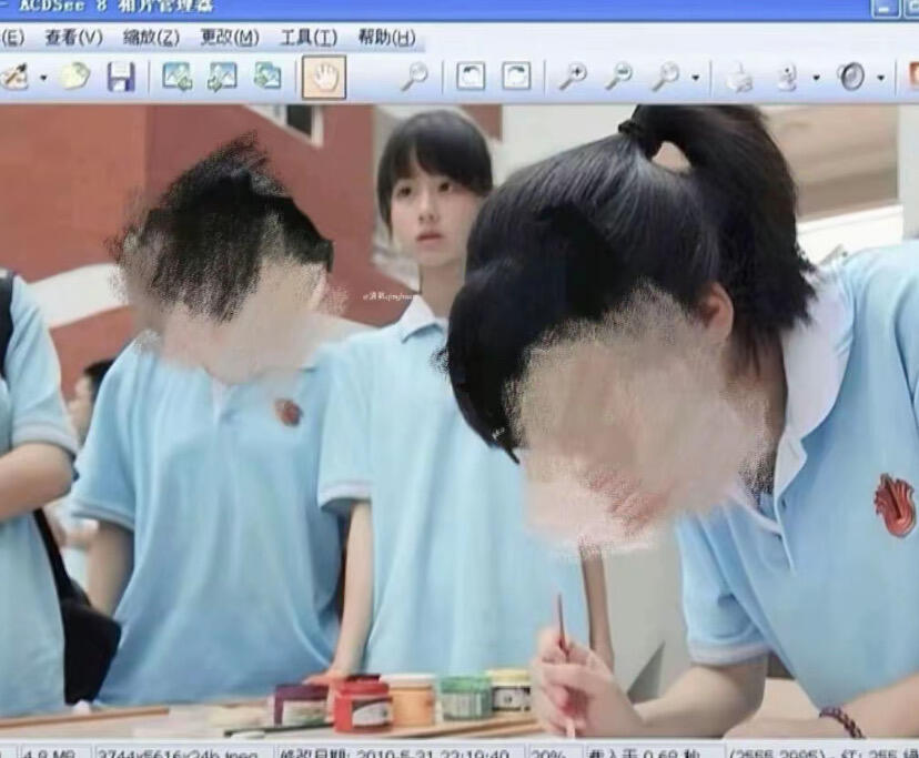 高中时期的陈都灵 