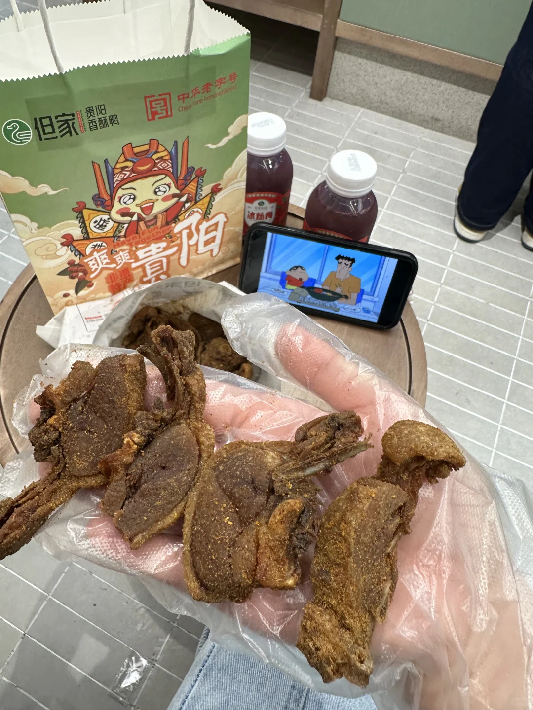 我的追剧好搭子！香酥鸭太美味了
