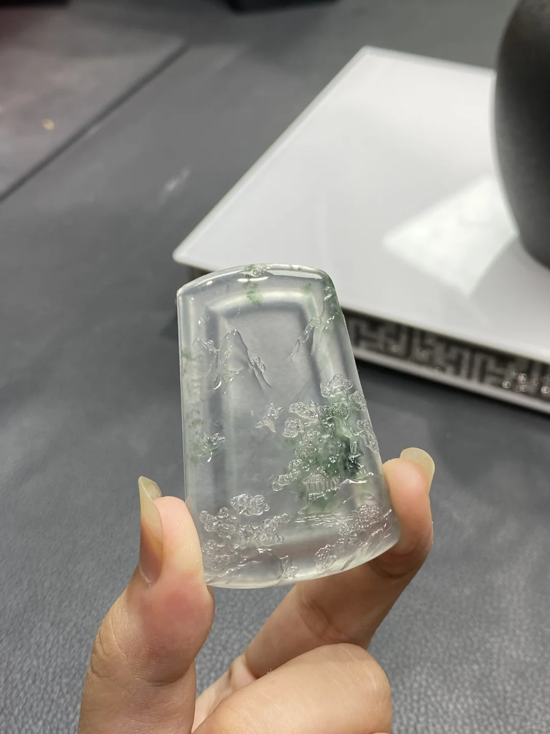 黑冰飘花山水牌