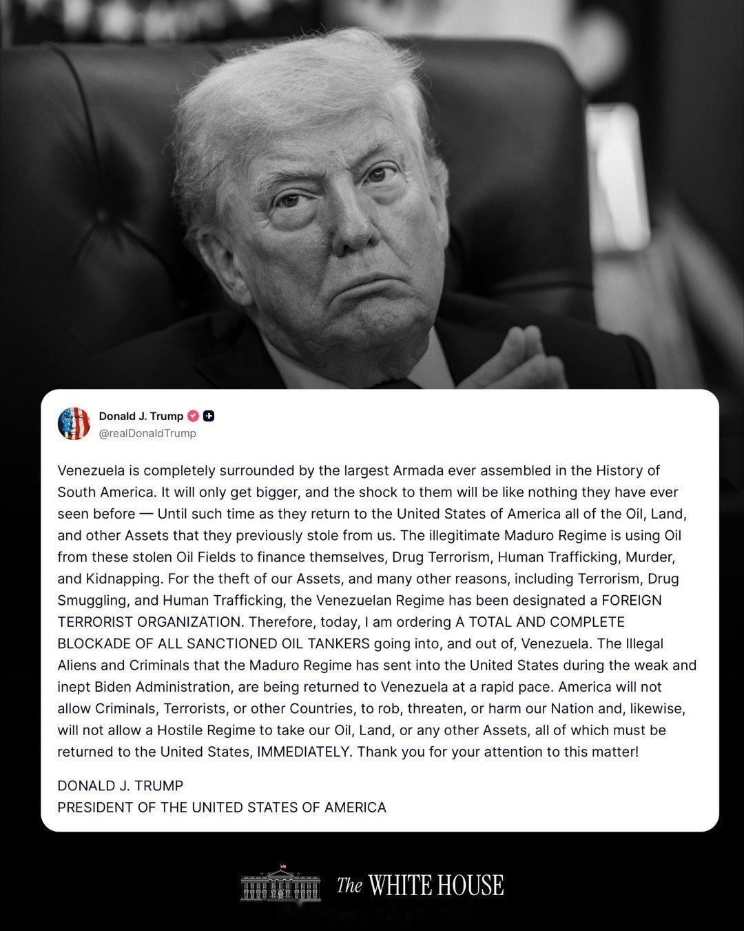 特朗普认定委政府是恐怖组织 ❗️【🇺🇸 美国 | 🇻🇪 委内瑞拉】美国总