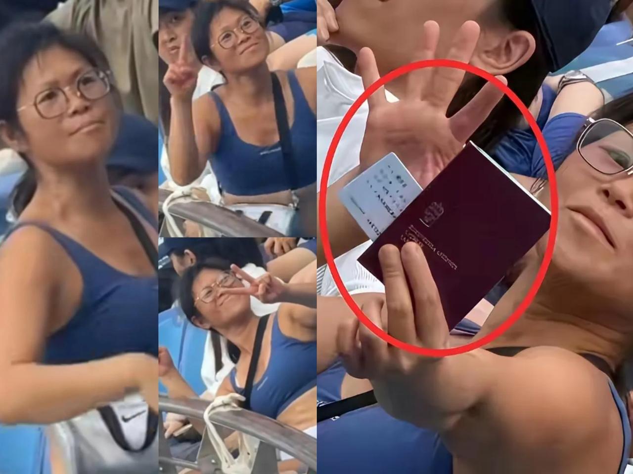 上海网球赛上闹得沸沸扬扬的“护照姐”

谢某，警方终于给了处罚结果，但比起

具