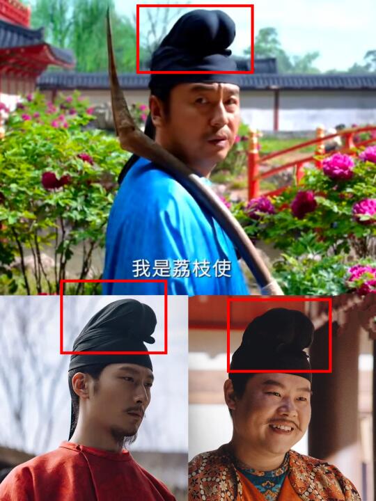 这个帽子前倾得有点可爱！