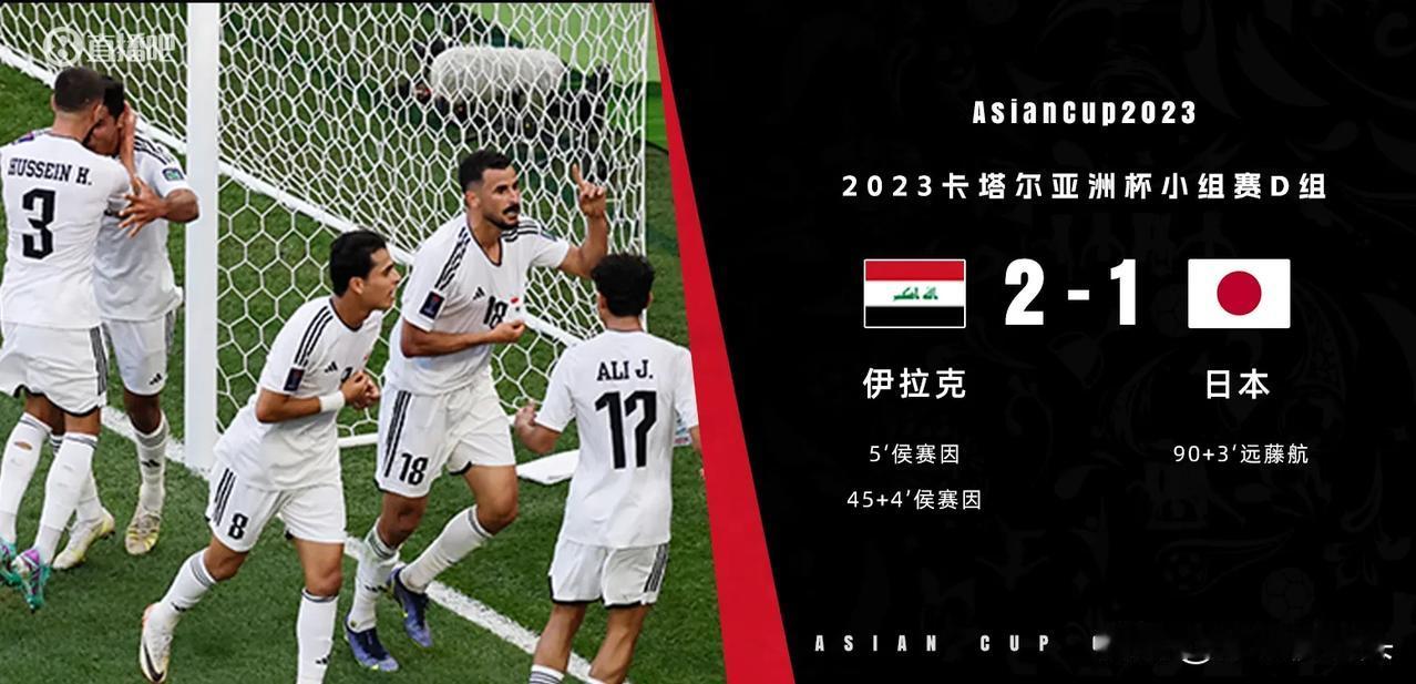 随着伊拉克2-1日本，亚洲最终冠军可能在这3支球队产生

1，伊拉克——80％
