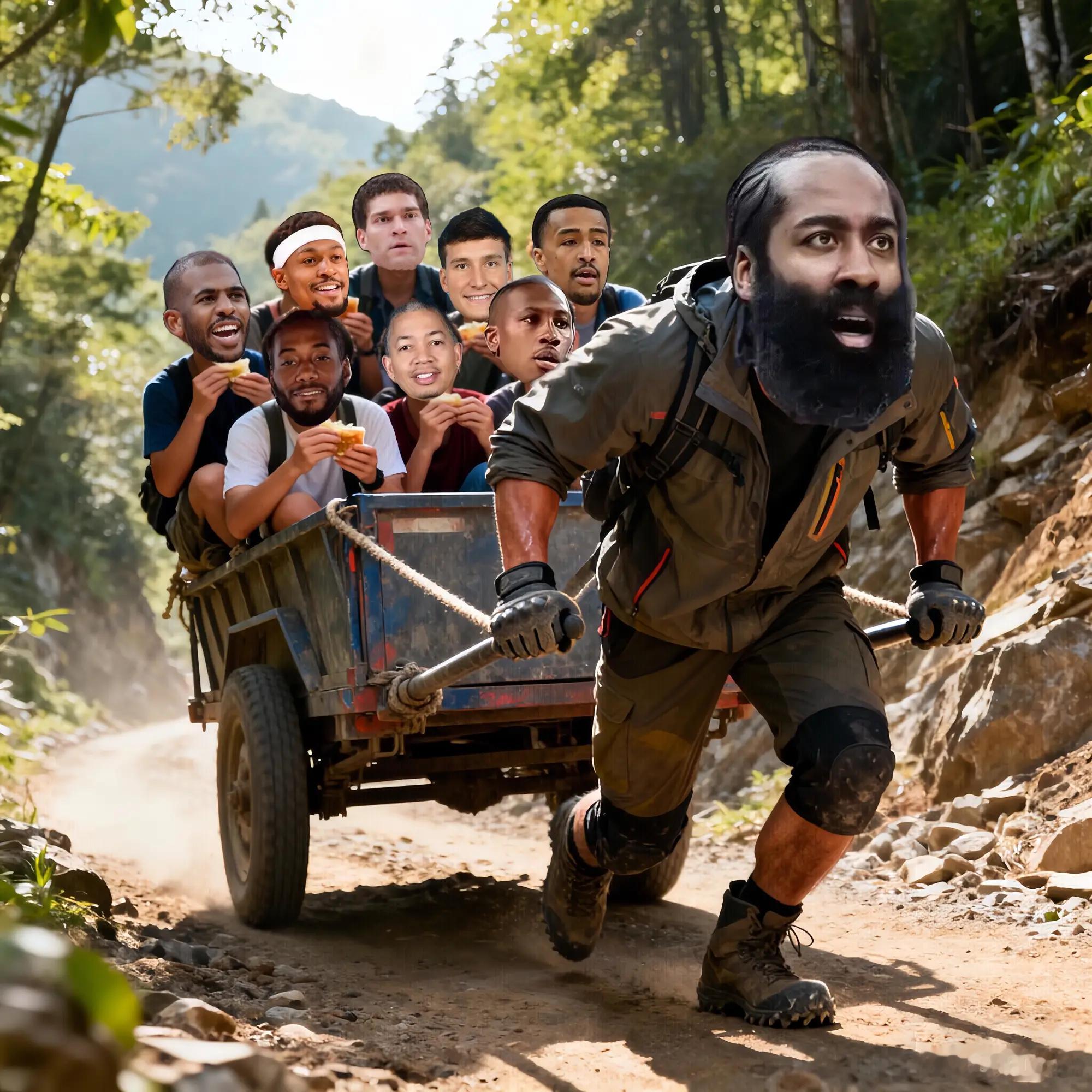 这张图，从篮网，到76人，到快船，每年都有，快船从西部上半区强队每年都在补强，结