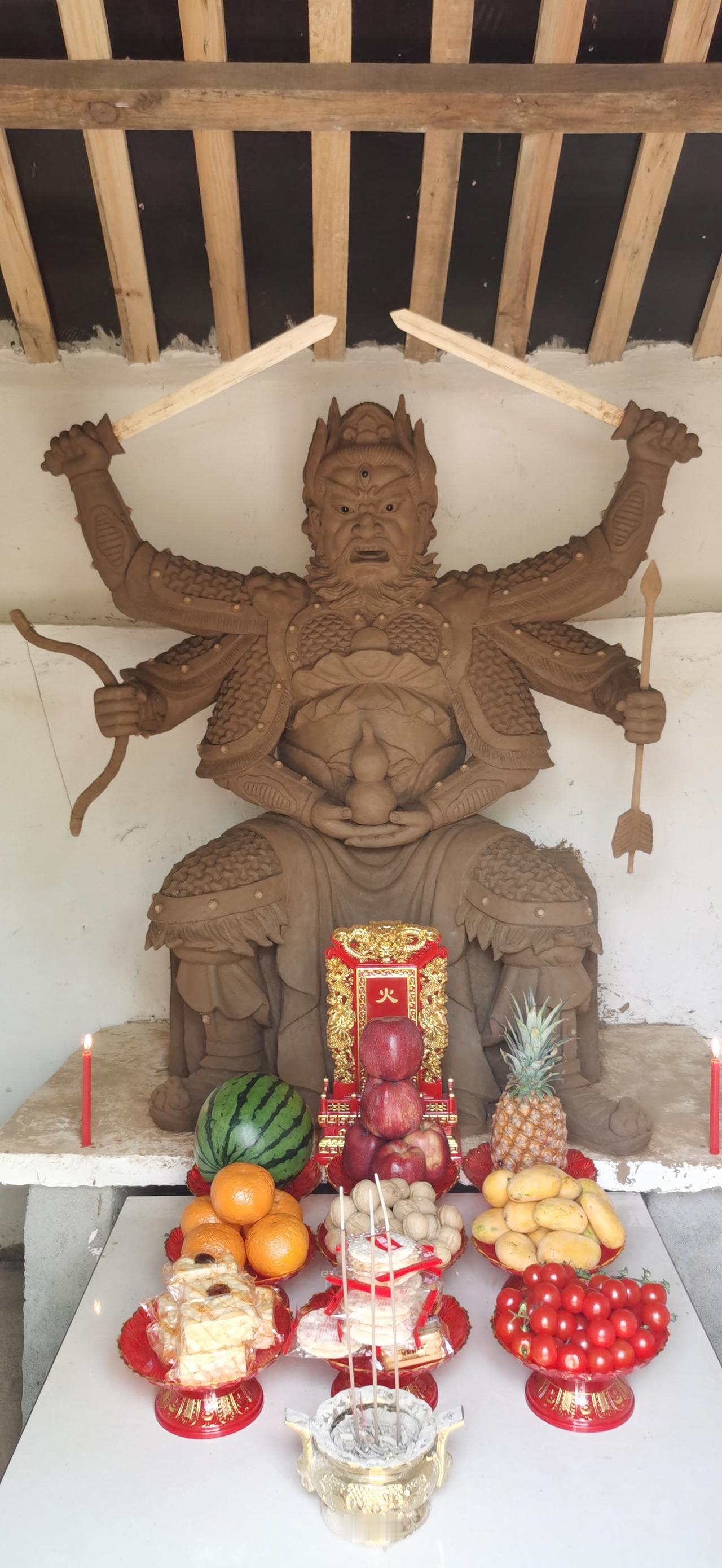 三月三，群仙聚会，凤凰山火星爷泥塑圣像圆满完成