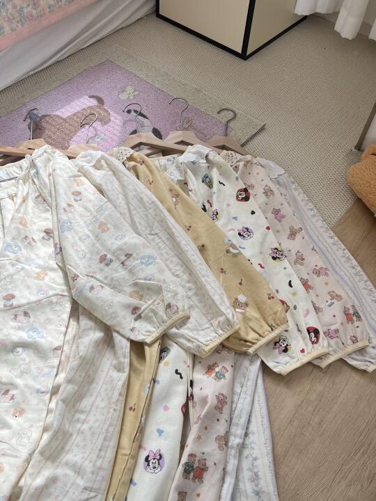 有氧双层纱长袖睡裙上架啦！！🥳🥳🥳