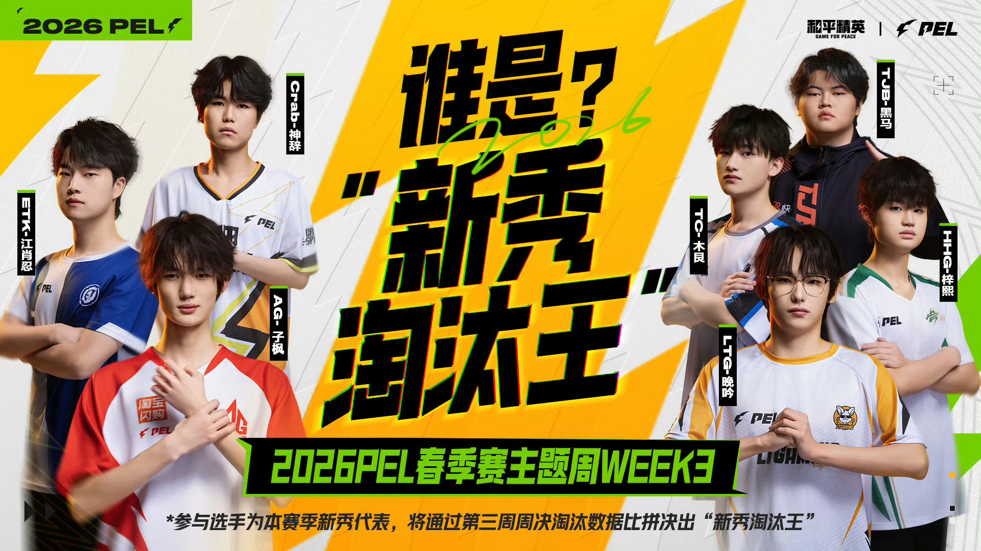 2026PEL春季赛2026PEL Week3主题周预告 2026 PEL春季赛
