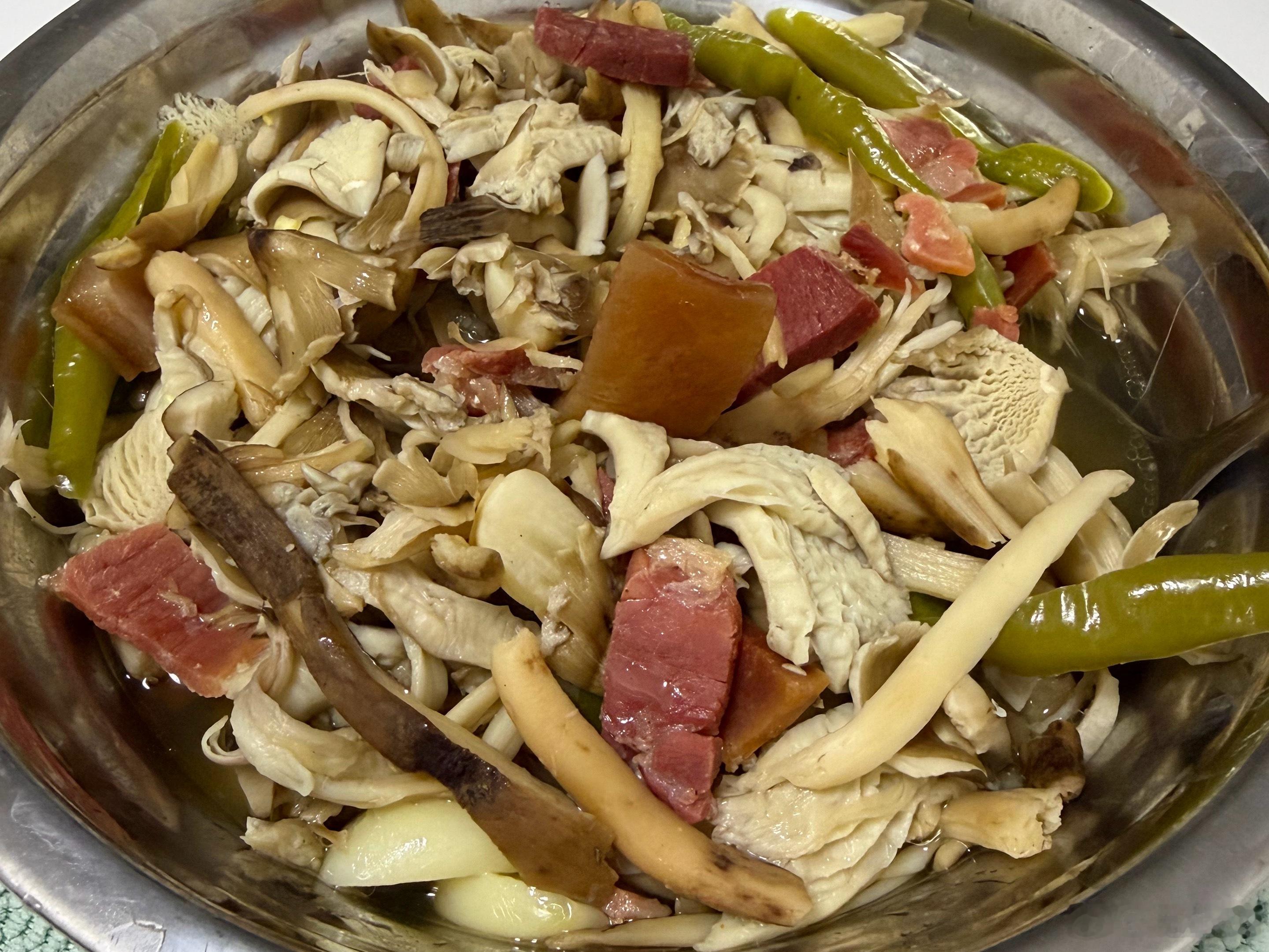 终于吃上了 