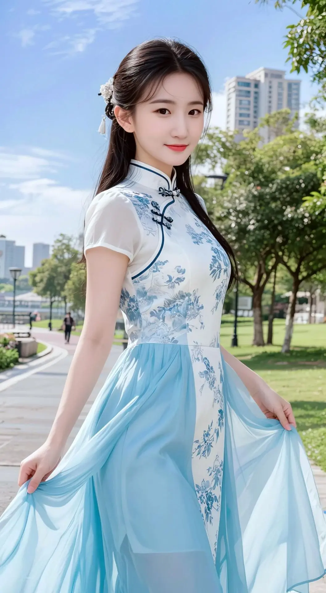 AI旗袍美人写真 ai创作
