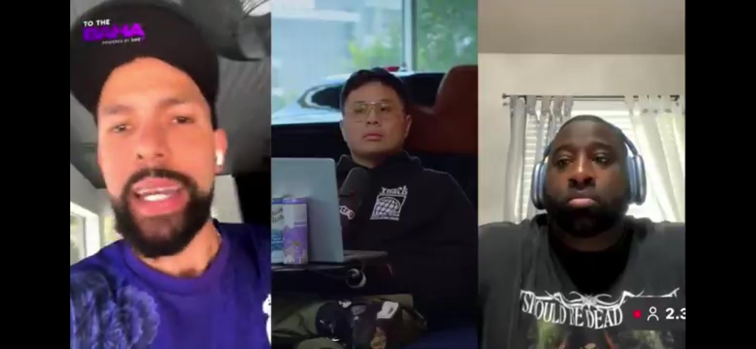 小里弗斯上ToTheBaha播客继续回怼格林，并公开喊着要跟他单挑，“一对一你没
