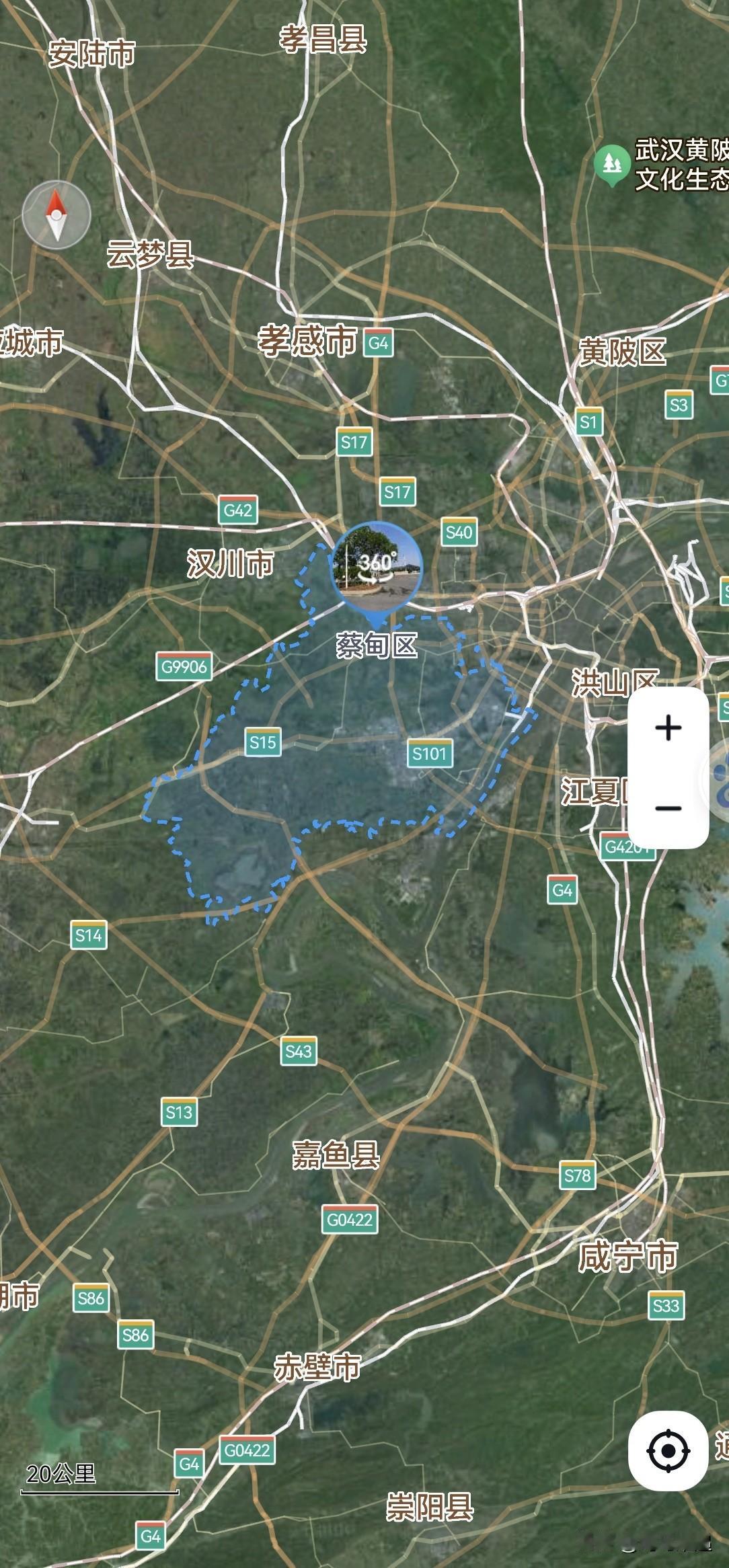 武汉，从蔡甸区1到大人付是拔提用重吗？
蔡甸区，位于武汉西郊，汉江南侧，长江东侧