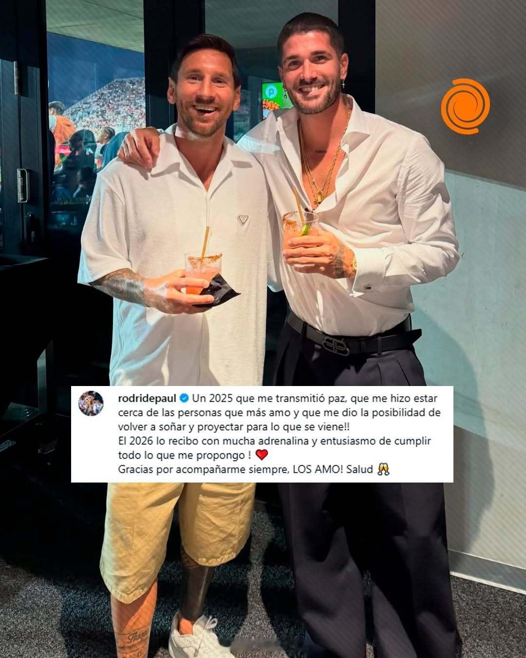 🎉🎉🎉世界冠军们的2026年新年时刻阿根廷球员们通过社交媒体分享他们和家人