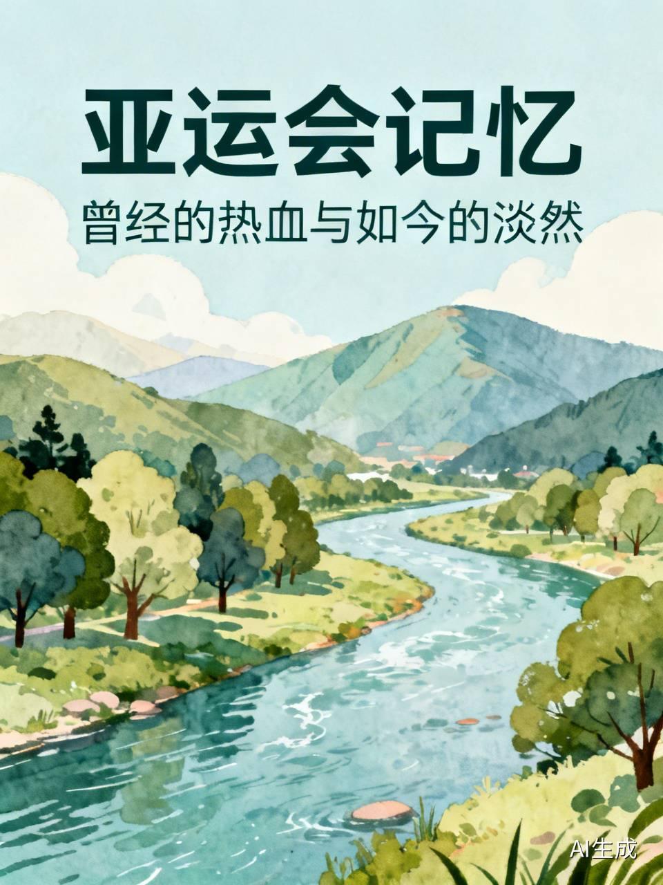 感觉现在的亚运会没多少人关注了。
记得年轻的时候，
有一届亚运会期间，
我专门计