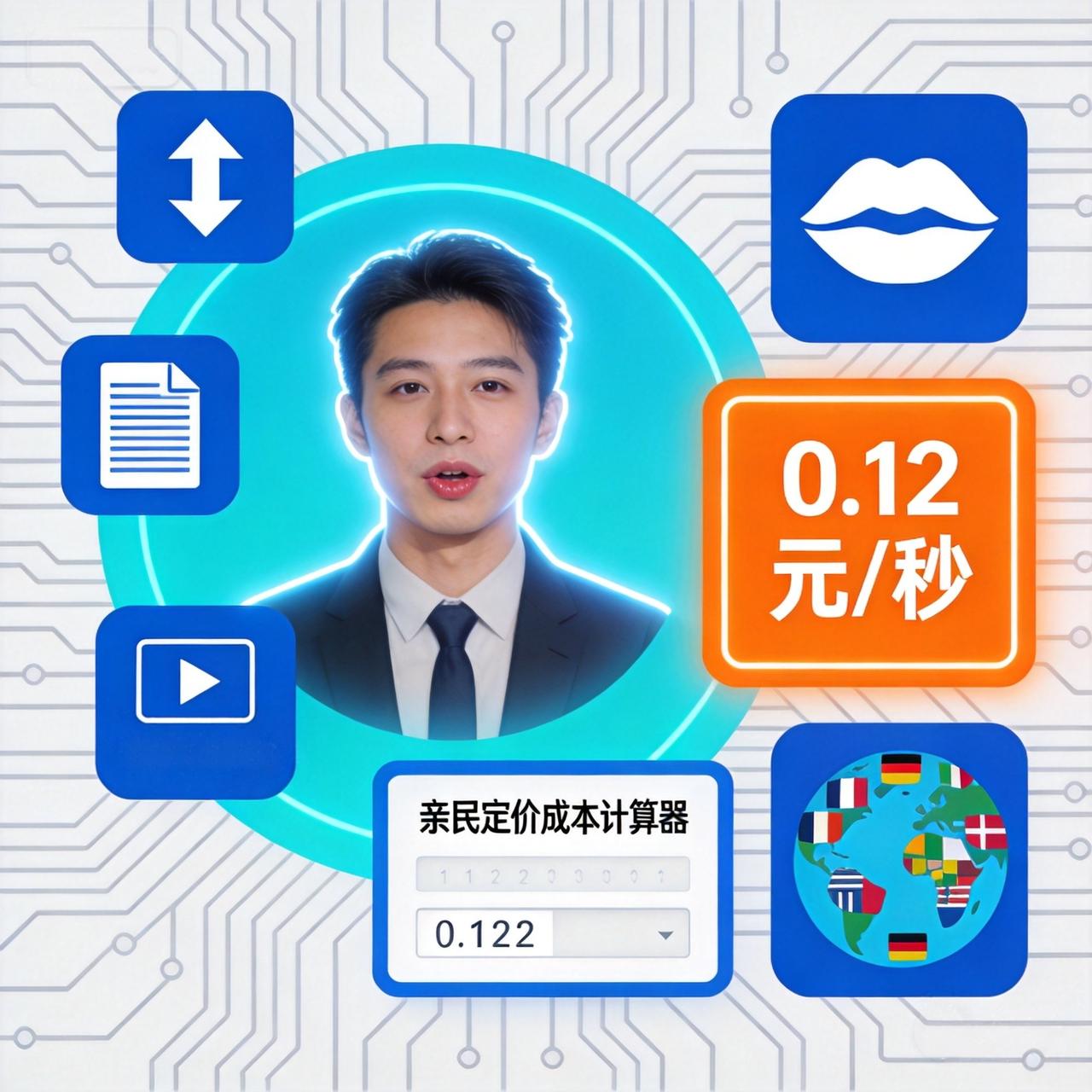 可灵AI出数字人功能，0.12元/秒

可灵AI上线数字人功能了。

上传一张角