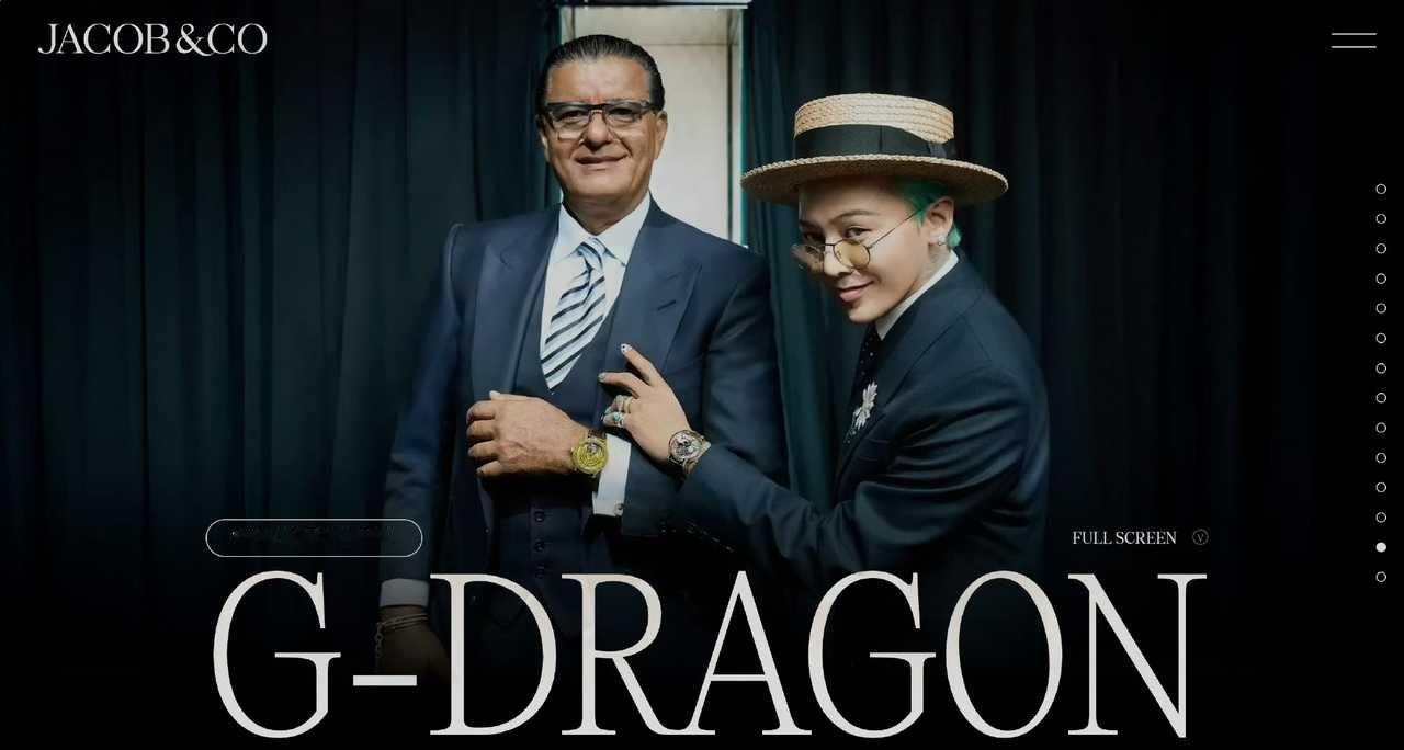 顶奢珠宝品牌捷克豹Jacob & Co.官宣权志龙成为全球合作伙伴，2026开年