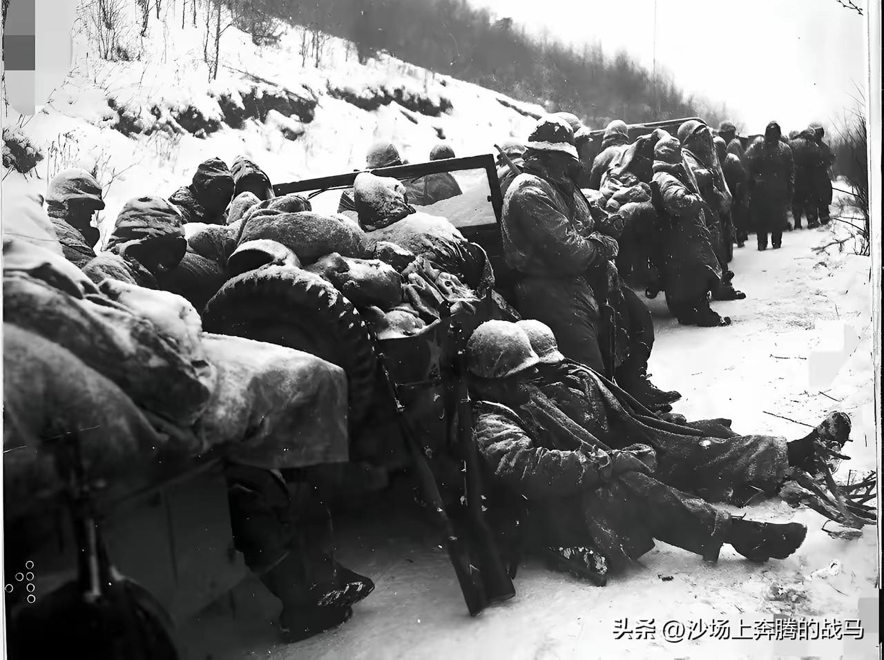 1950年朝鲜零下40°C的冬天，志愿军14小时急行军145里，用铁脚板跑赢美军