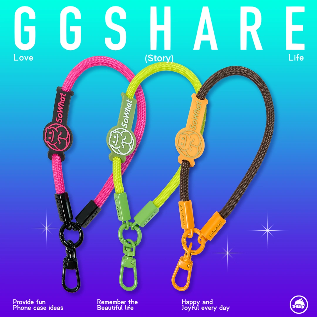 丙纶短款挂绳🌈多巴胺配色太戳我！