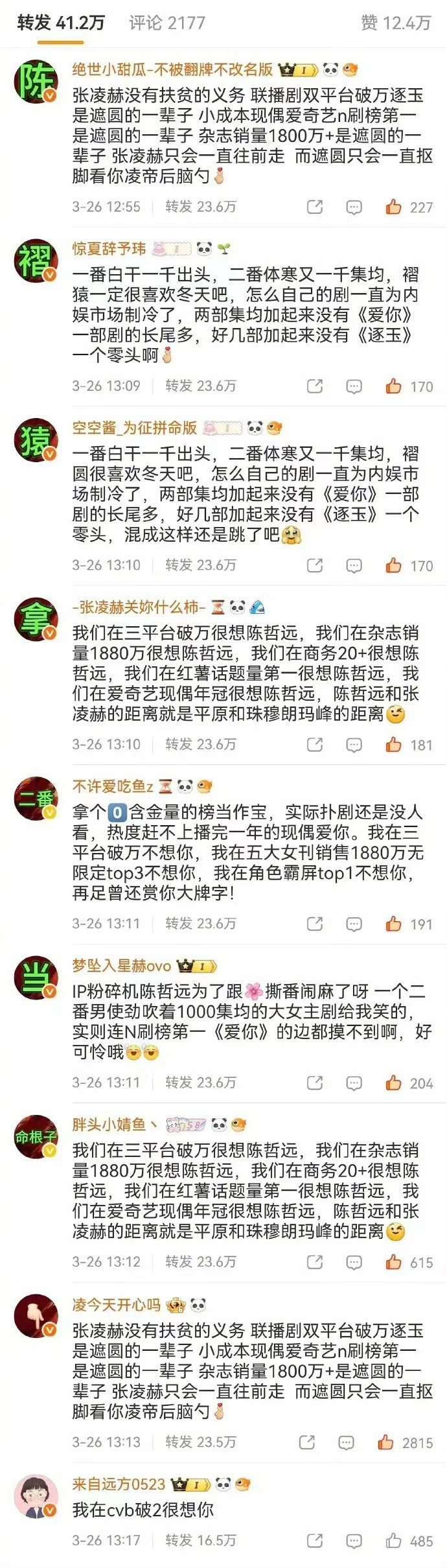 张凌赫陈哲远粉丝有什么过节？张凌赫回应最近好瘦央视新闻夸了张凌赫雉鸡翎造型