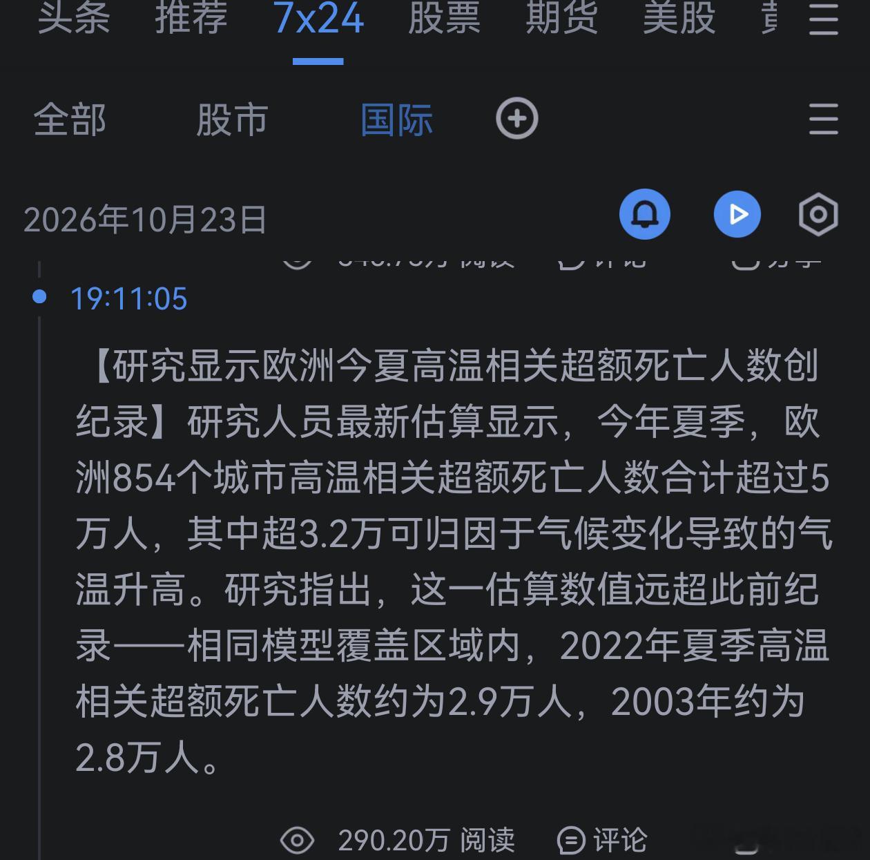 这就是富裕的欧洲生活，今年夏天欧洲多热死5万人。[笑cry][笑cry] ​​​